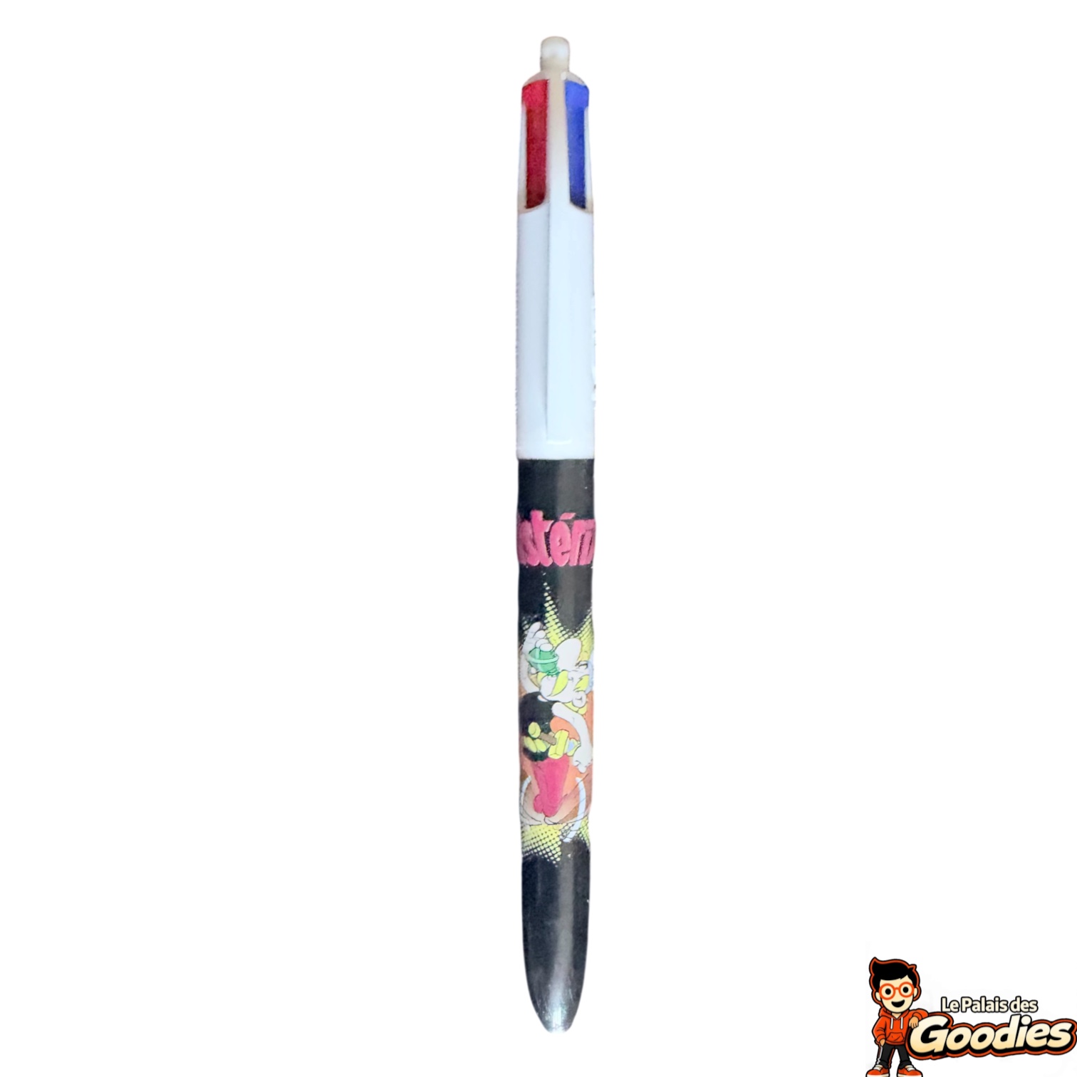 Astérix : Stylo BIC 4 couleurs corps noir