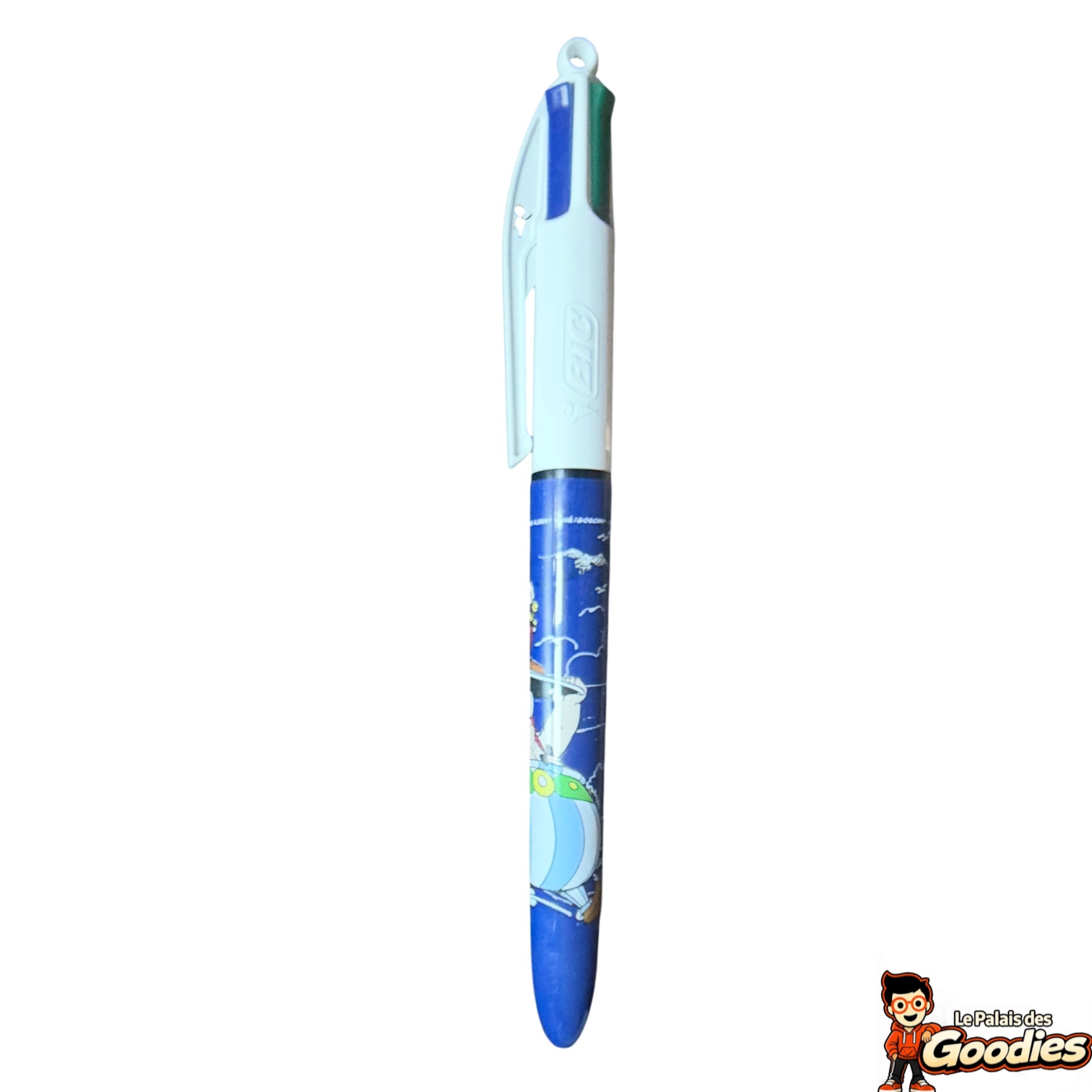 Astérix : Stylo BIC 4 couleurs Astérix et Obélix corps bleu