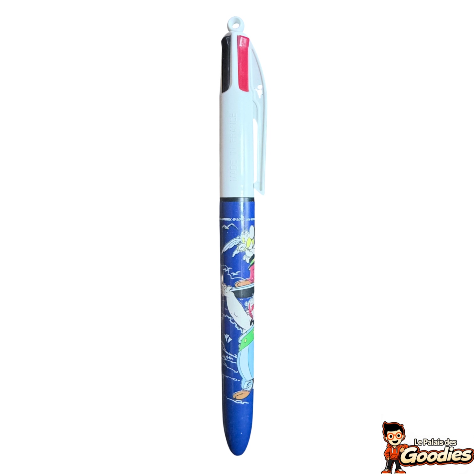 Astérix : Stylo BIC 4 couleurs Astérix et Obélix corps bleu