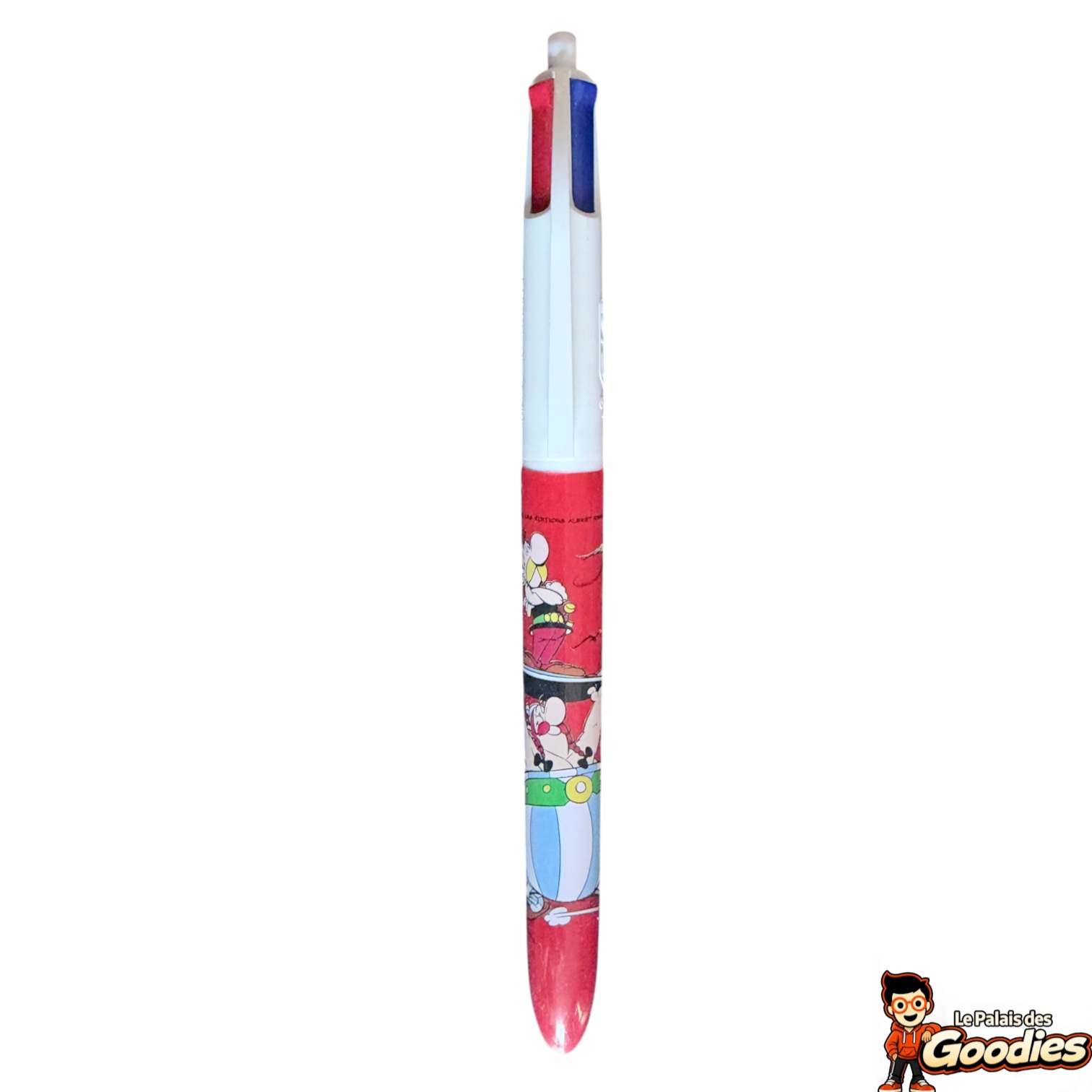 Astérix : Stylo BIC 4 couleurs Astérix et Obélix corps rouge