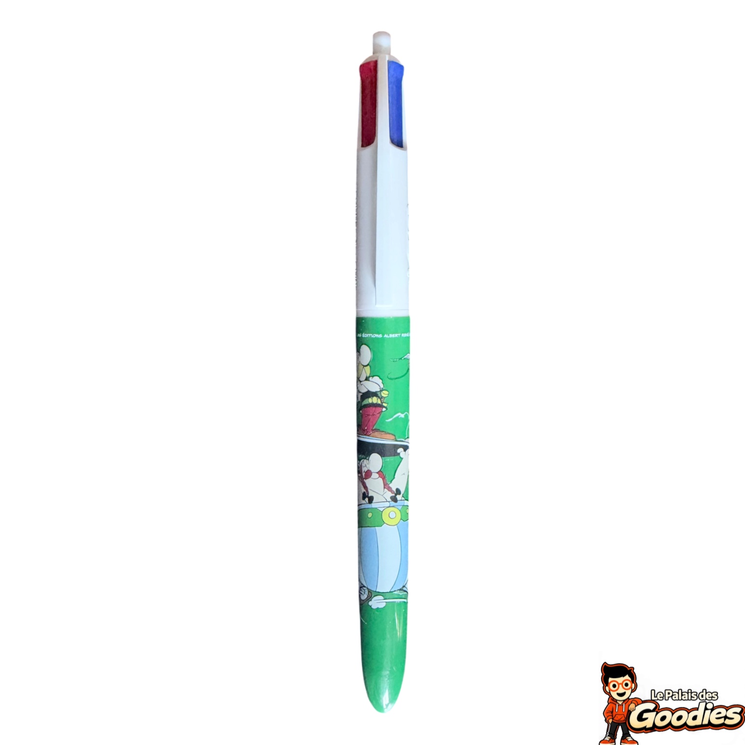 Astérix : Stylo BIC 4 couleurs Astérix et Obélix corps vert