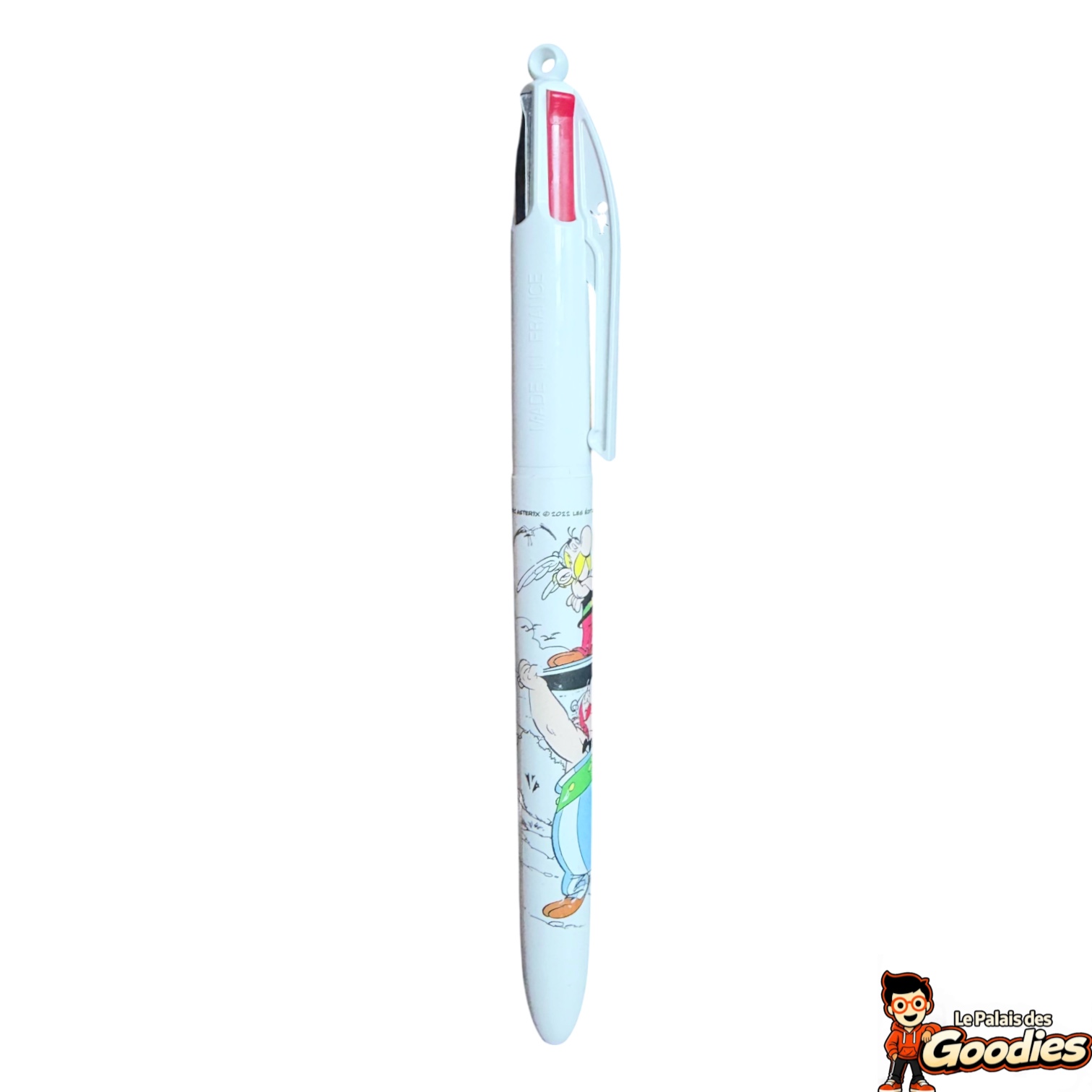 Astérix : Stylo BIC 4 couleurs Astérix et Obélix corps blanc