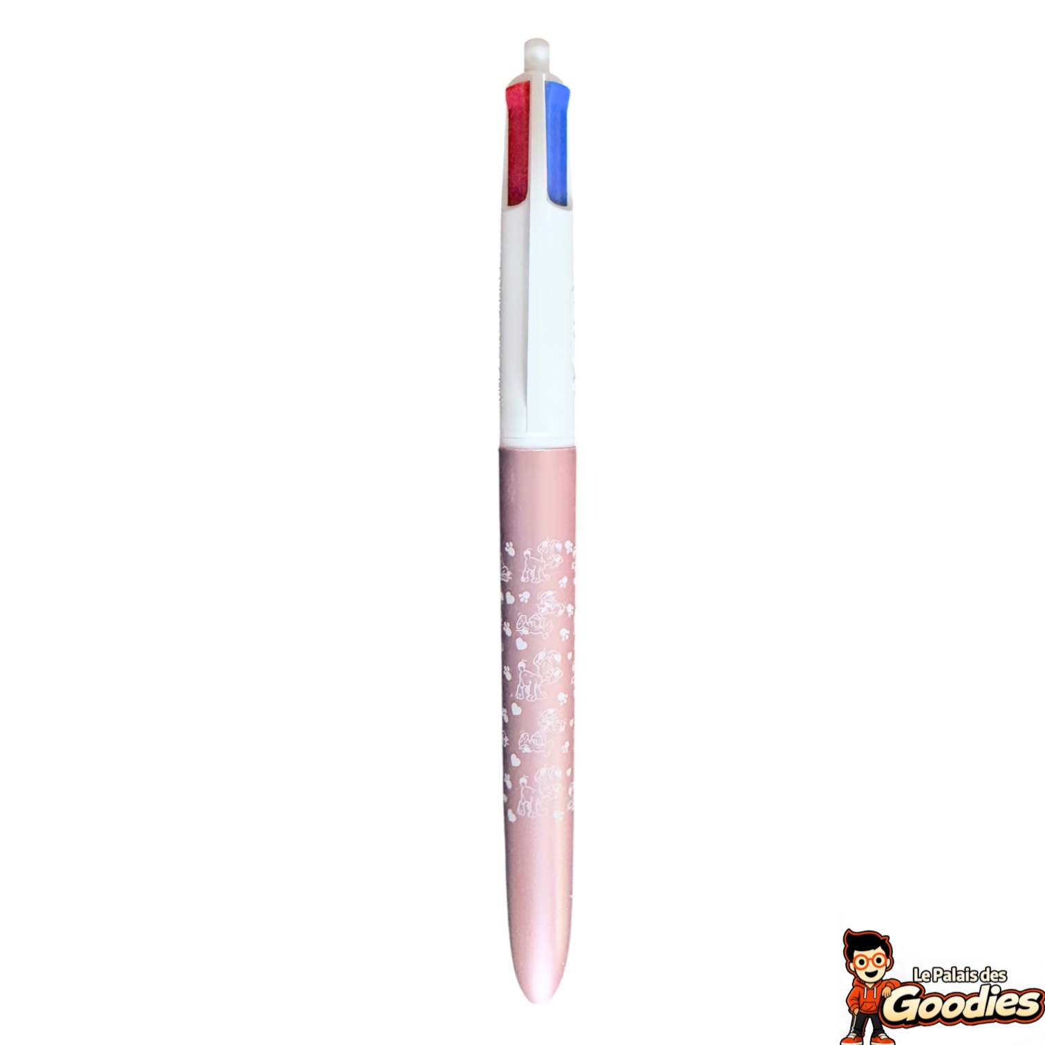 Arc de Triomphe : Stylo BIC 4 couleurs rose métallisé