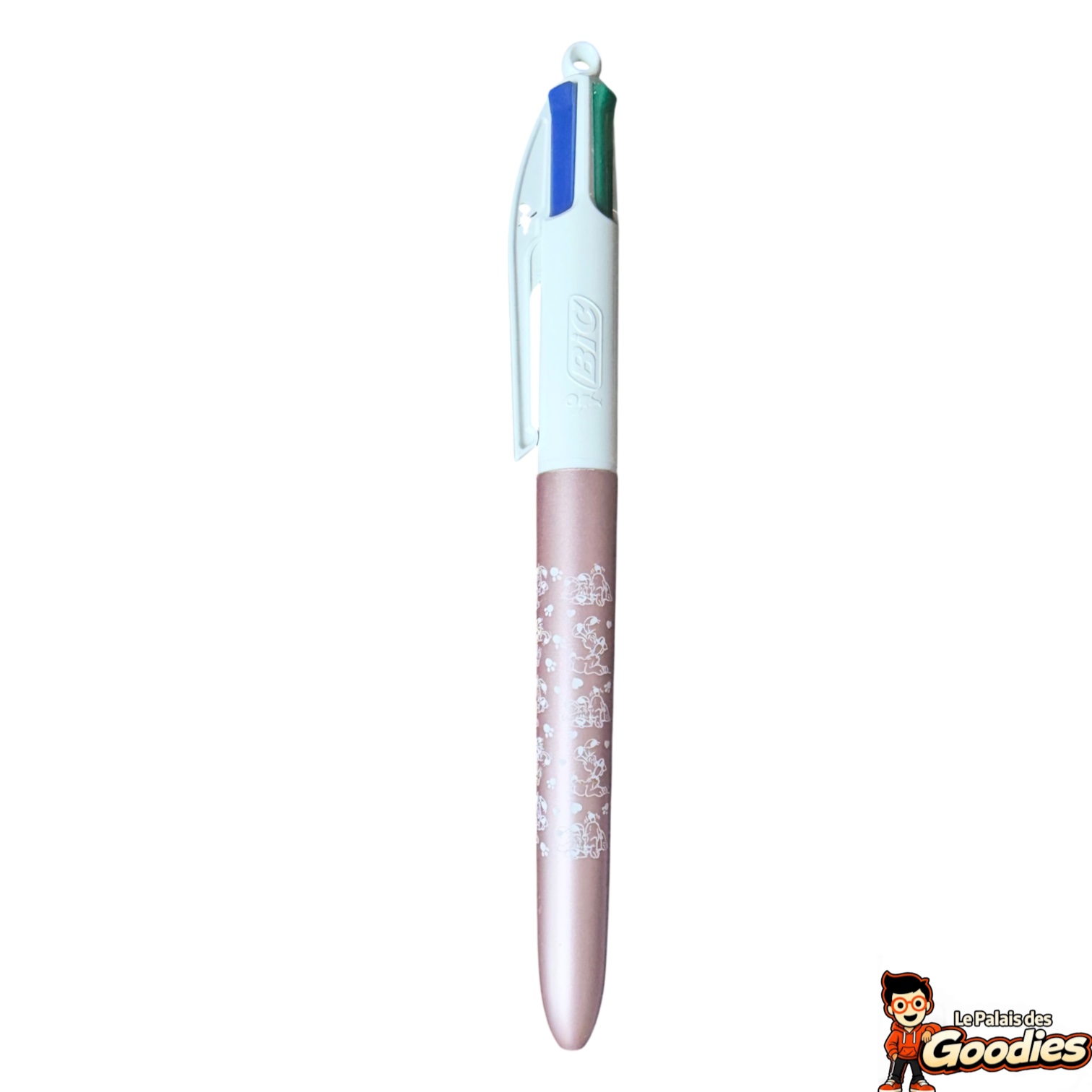 Arc de Triomphe : Stylo BIC 4 couleurs rose métallisé