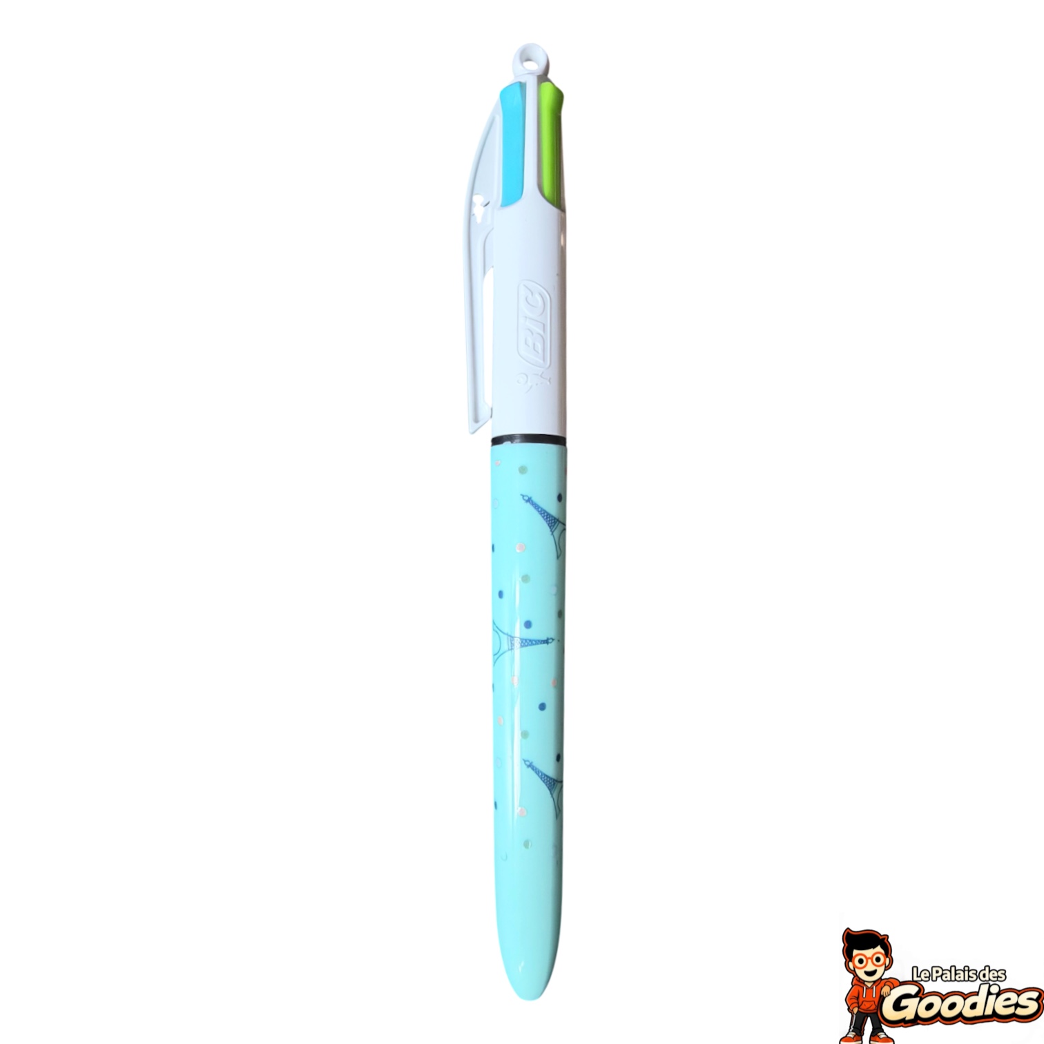Paris : Stylo BIC 4 couleurs Tour Eiffel pastel