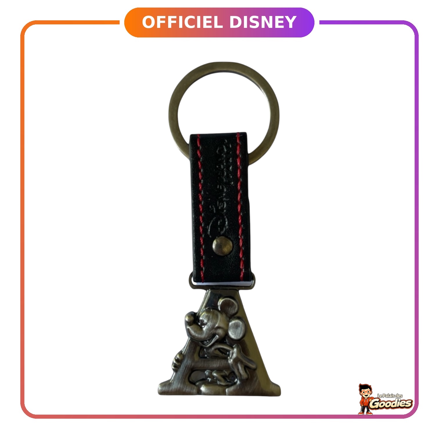 Disney - Mickey Mouse : Porte-clé lettre "A"