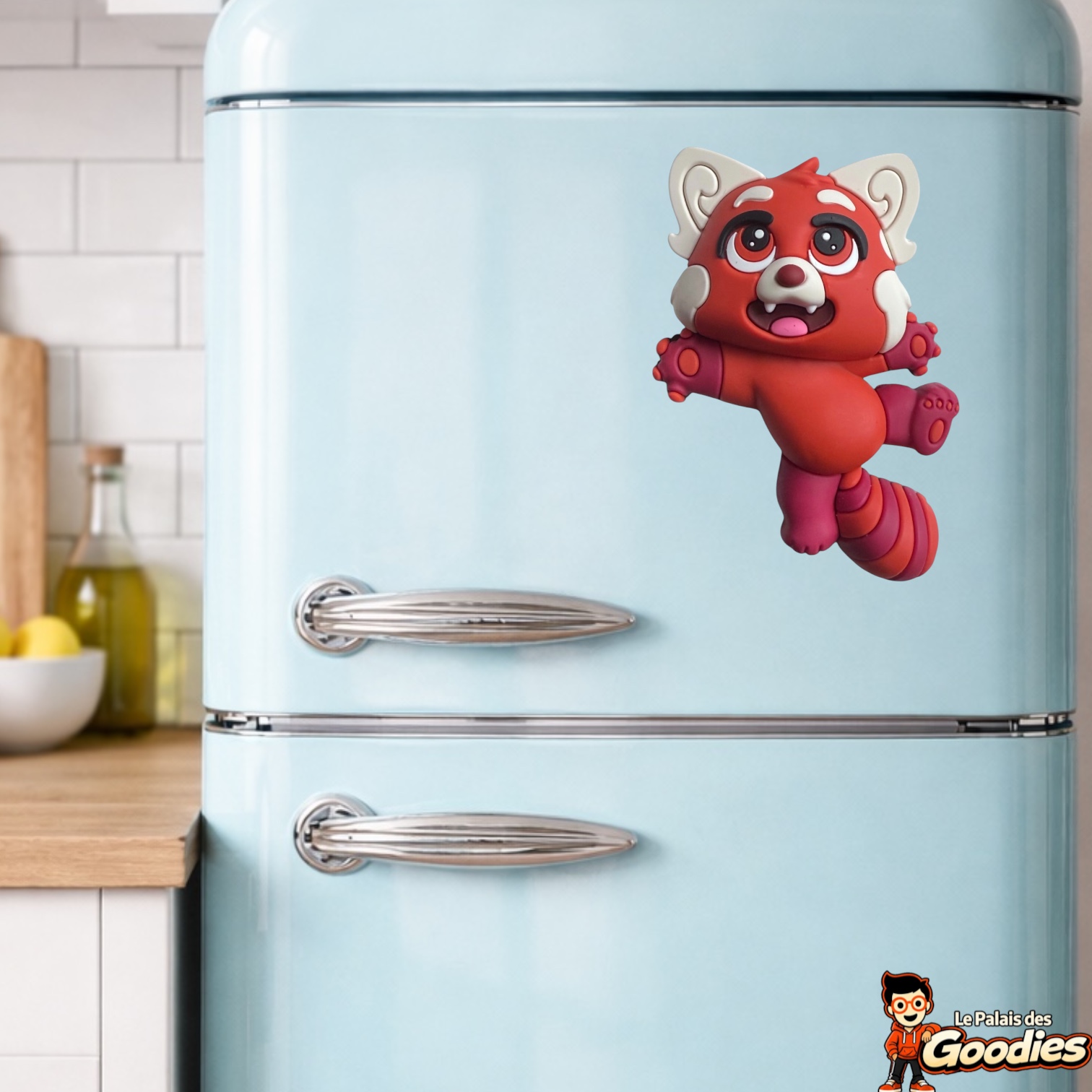 Disney/Pixar - Alerte Rouge : Magnet Meilin « Mei » Lee forme de panda rouge