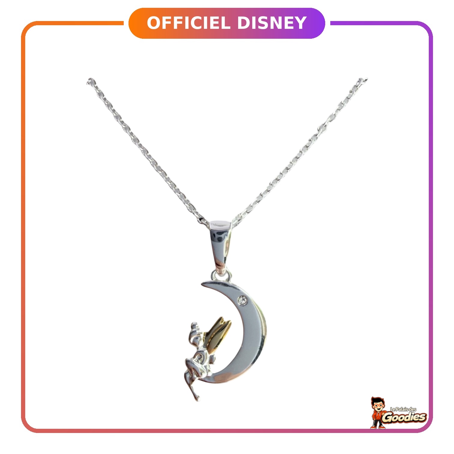 Disney - Peter Pan : Collier Clochette (lune)