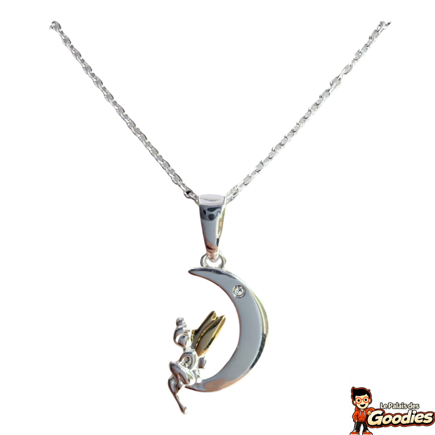 Disney - Peter Pan : Collier Clochette (lune)