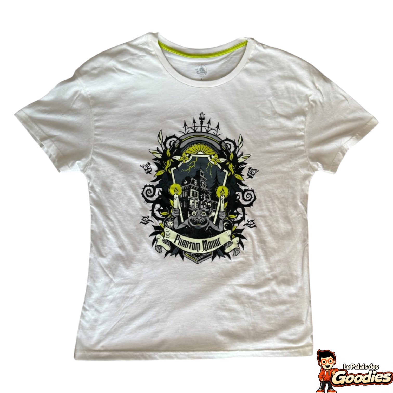 Disney - Phantom Manor : T-shirt blason phosphorescent