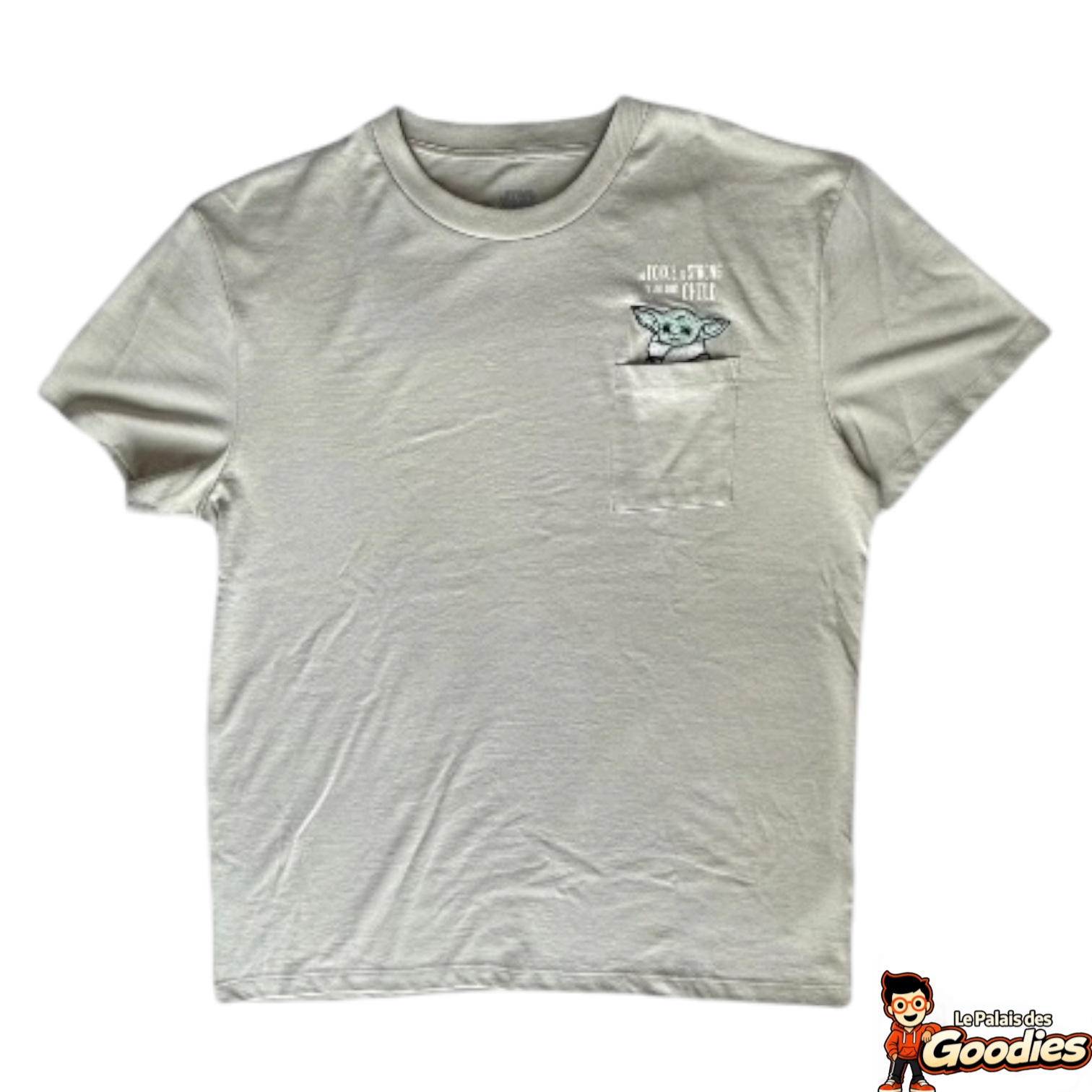Star Wars - The Mandalorian : T-shirt adulte Grogu brodé dans la poche