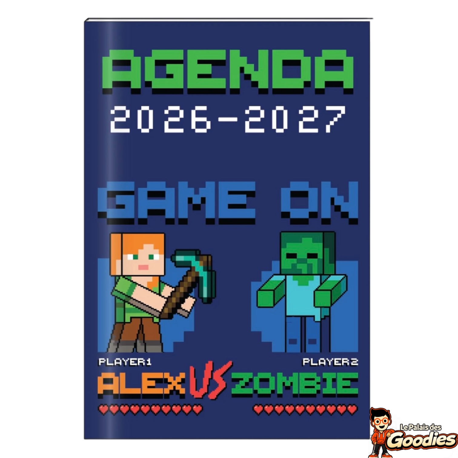 Red Robin - Minecraft : Agenda scolaire journalier 2026-2027