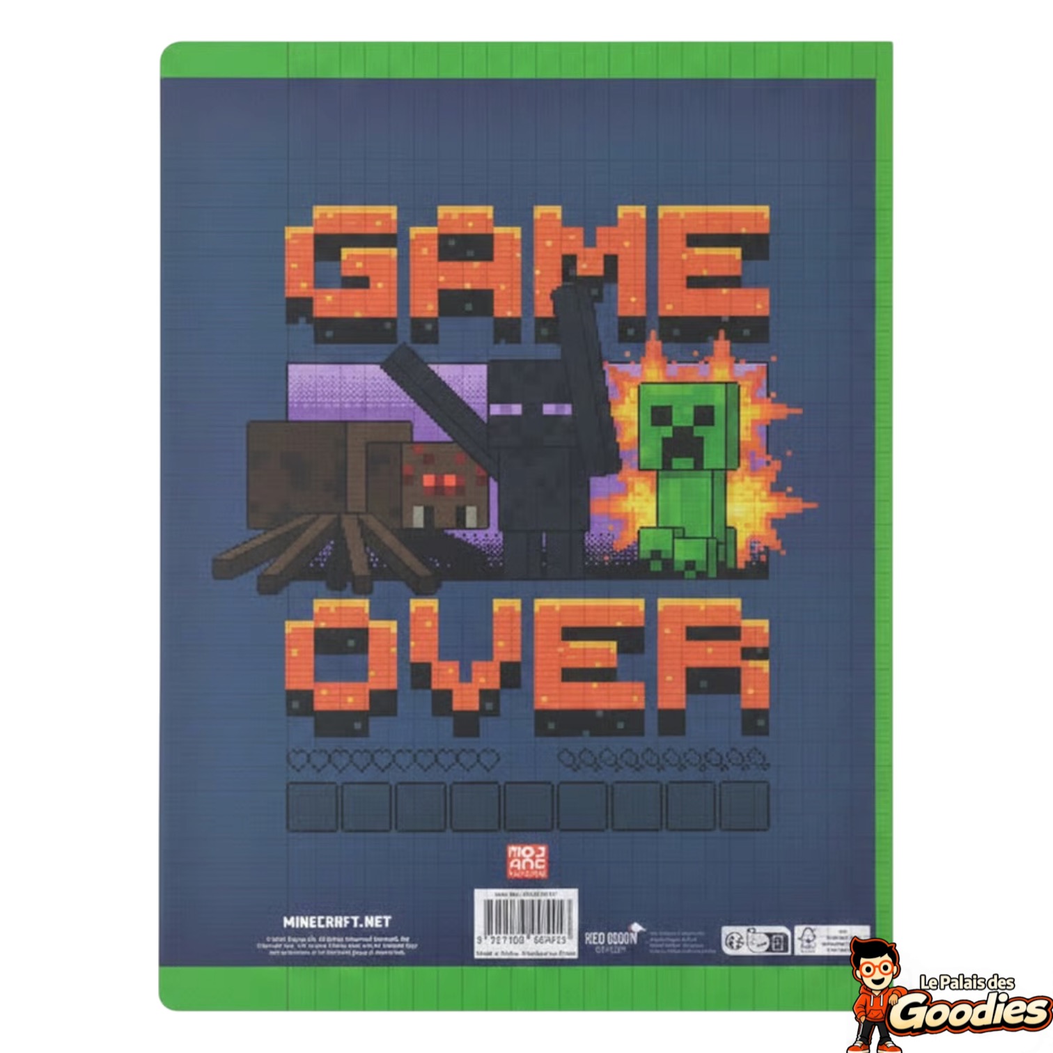 Red Robin - Minecraft : Agenda scolaire journalier 2026-2027