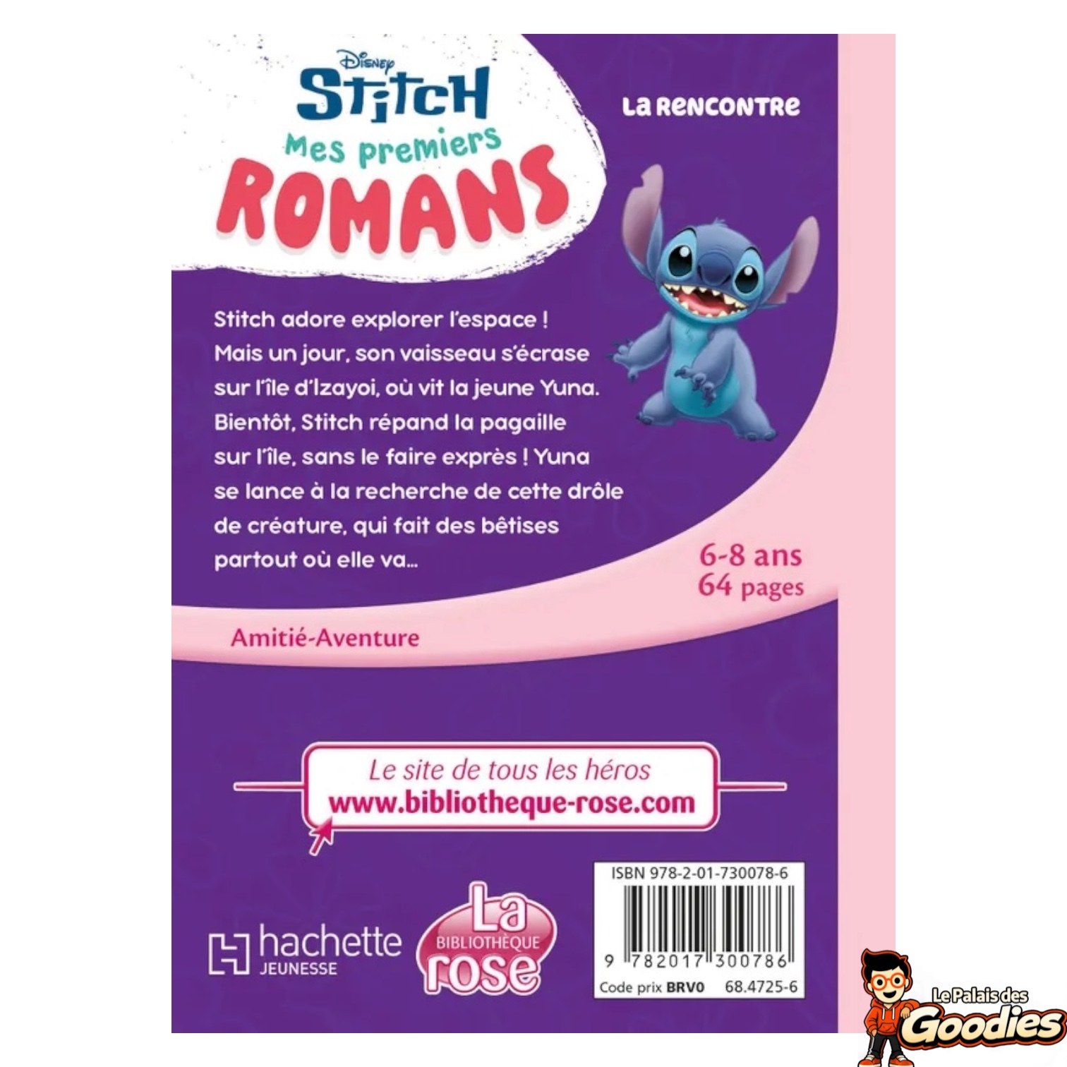 Hachette - Stitch : Mes premiers romans tome 1, La rencontre