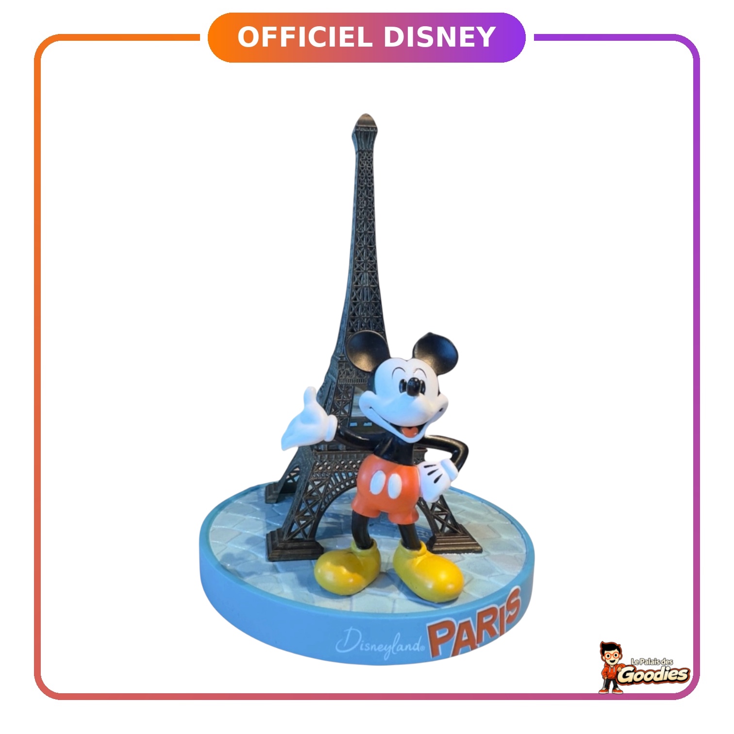 Disney - Mickey Mouse : Figurine Mickey devant Tour Eiffel