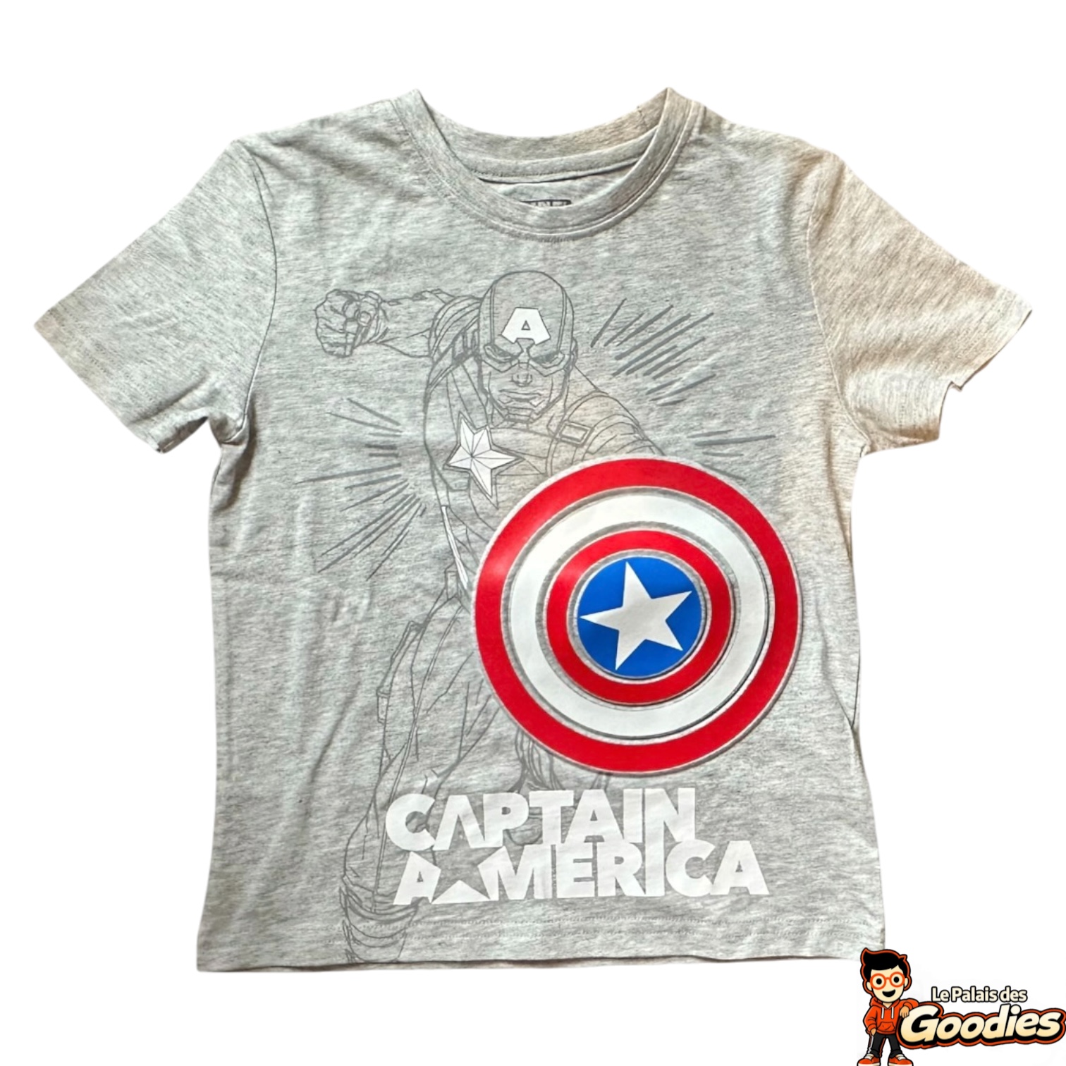 Marvel - Captain America : T-Shirt "bouclier"