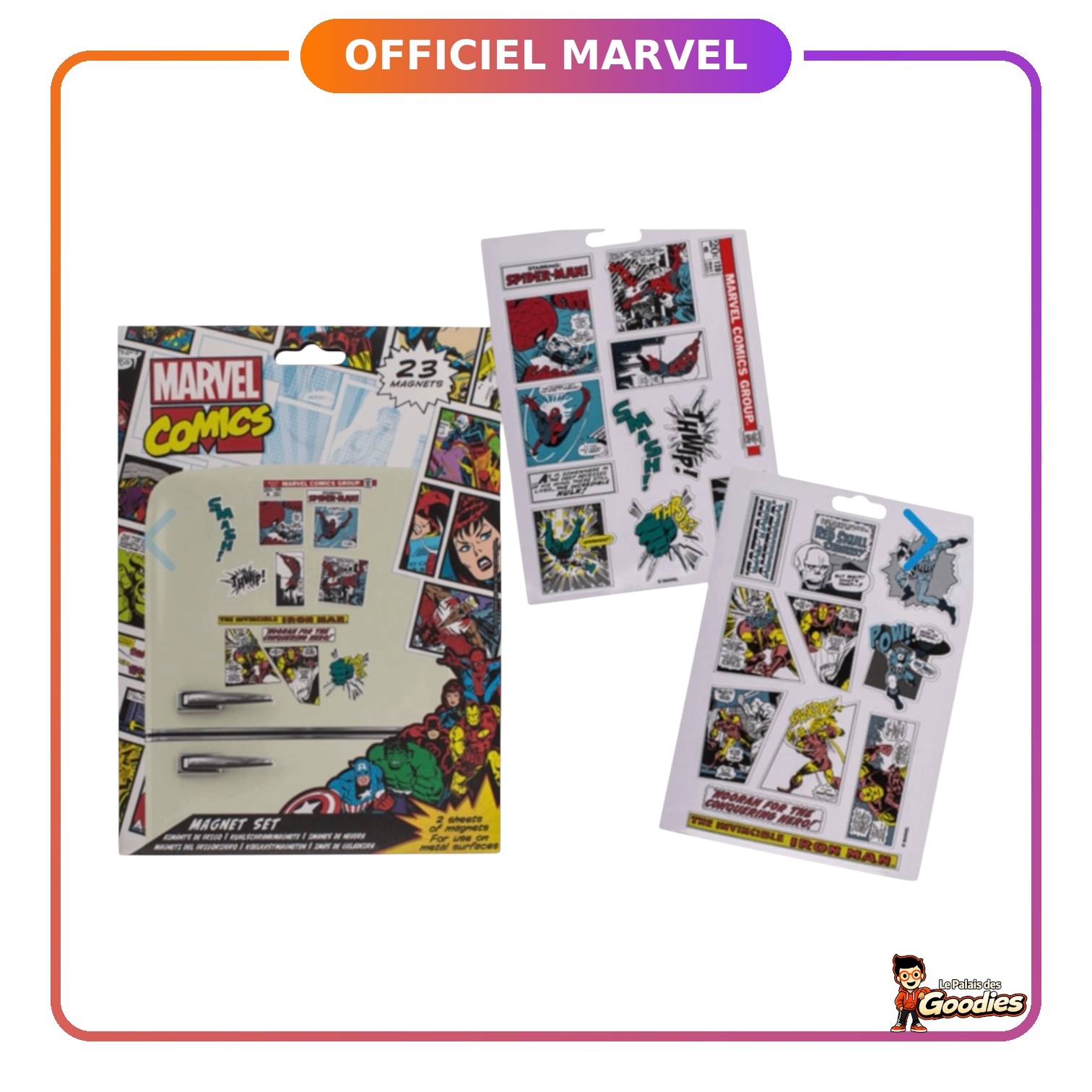 Marvel : Lot de 23 magnets