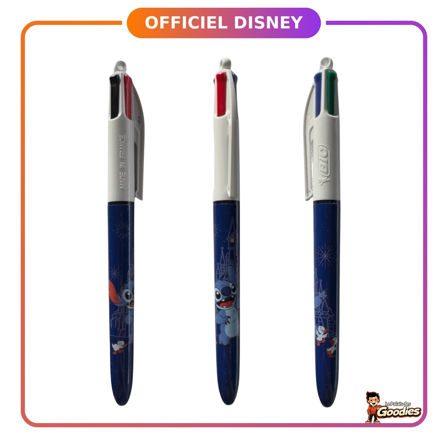 Disney - Lilo et Stitch : Bic 4 couleurs "Stitch"