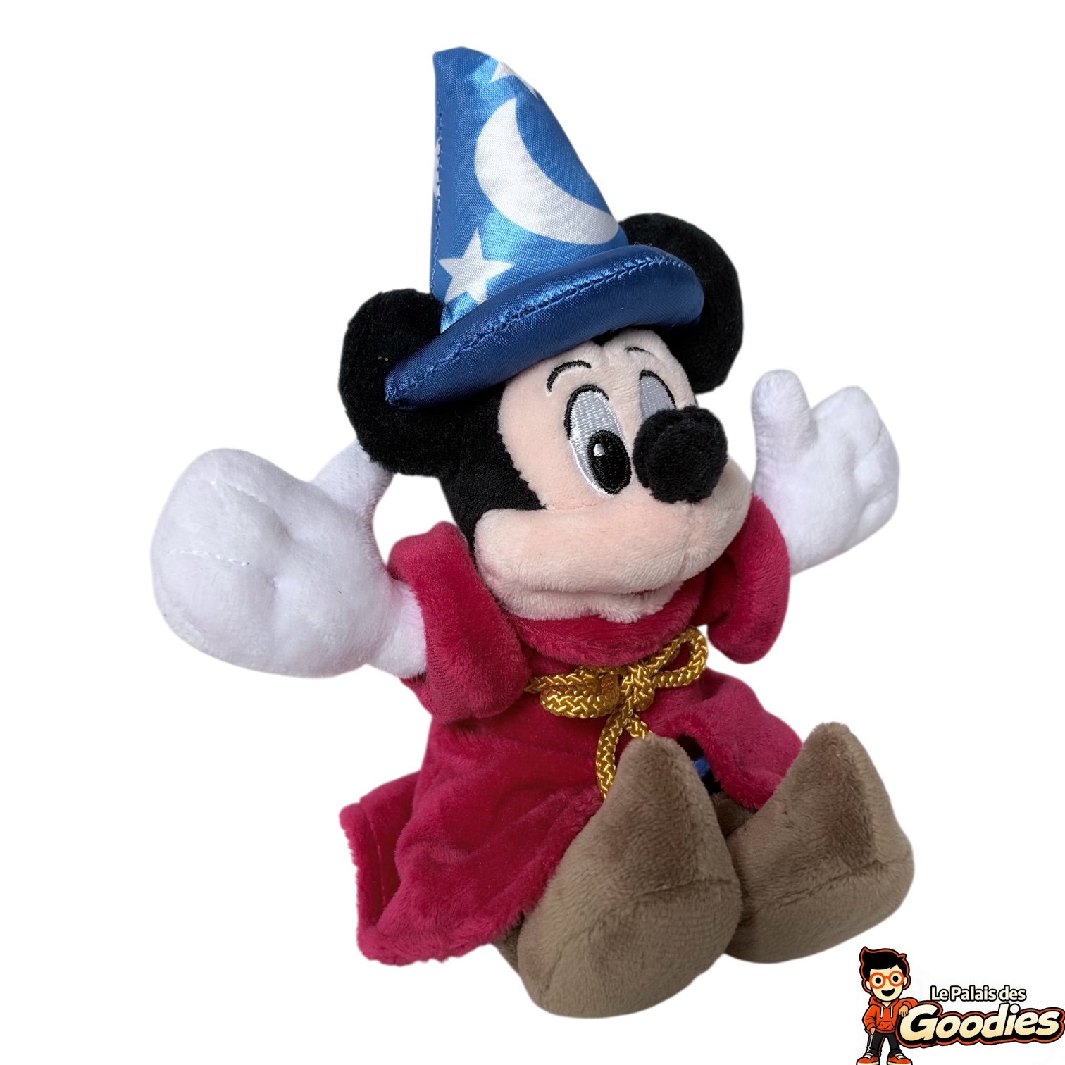 Disney - Mickey Mouse : Peluche dépaule aimantée Mickey Sorcier