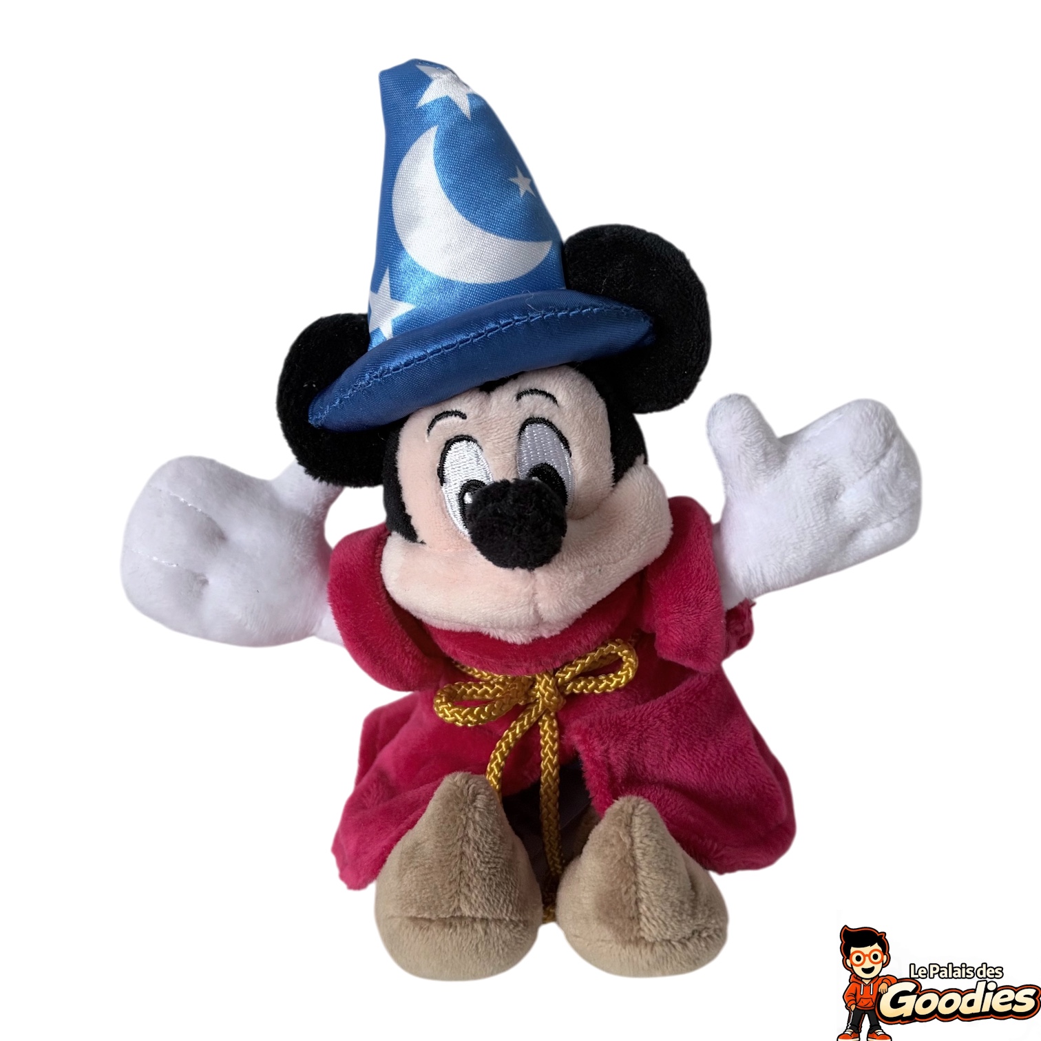 Disney - Mickey Mouse : Peluche d'épaule aimantée Mickey Sorcier