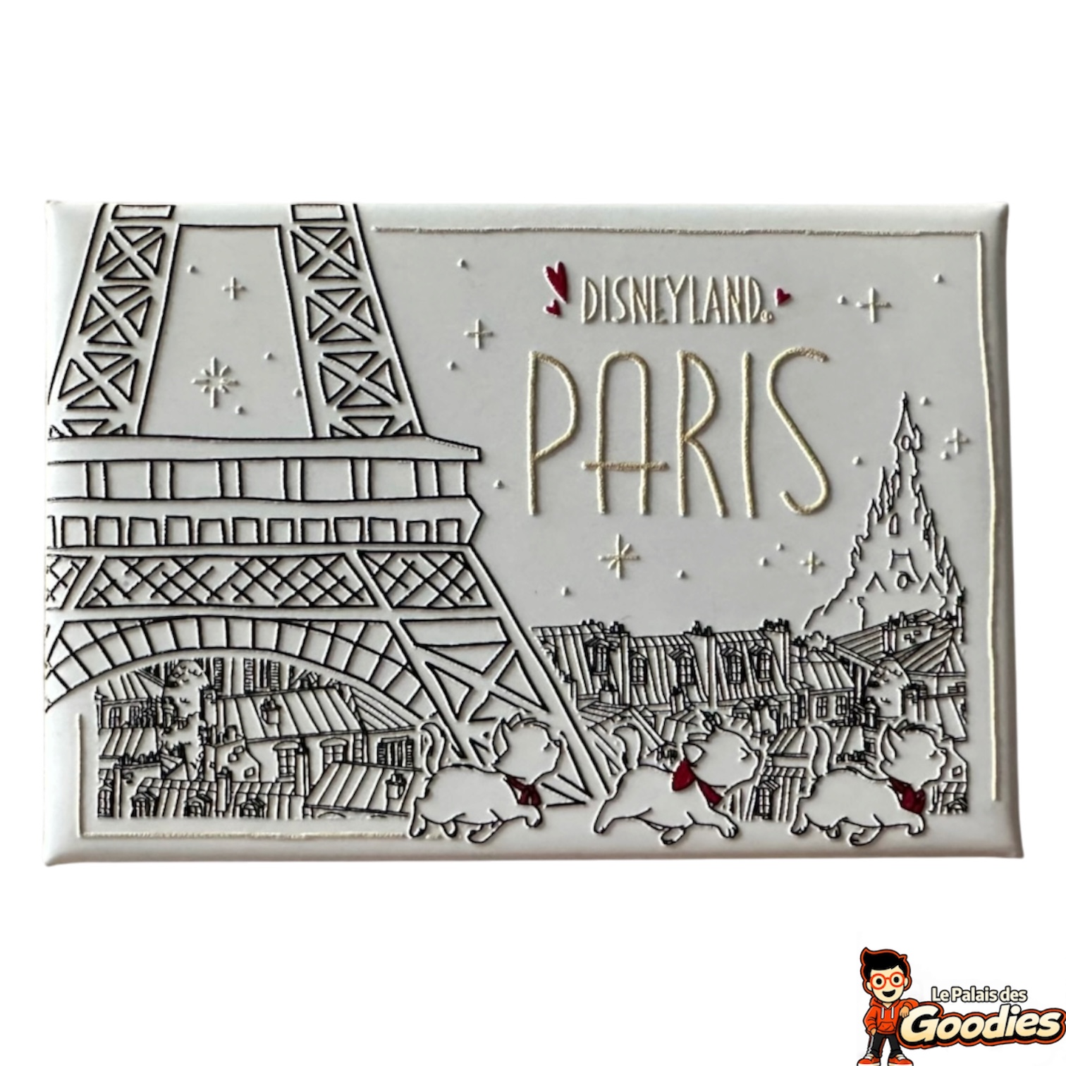 Disney - Les Aristochats : Magnet Paris Marie, Toulouse et Berlioz