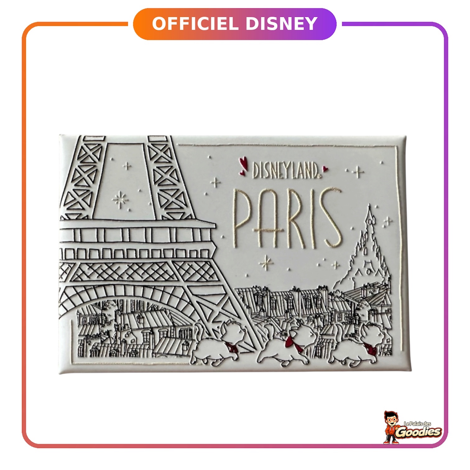 Disney - Les Aristochats : Magnet Paris Marie, Toulouse et Berlioz