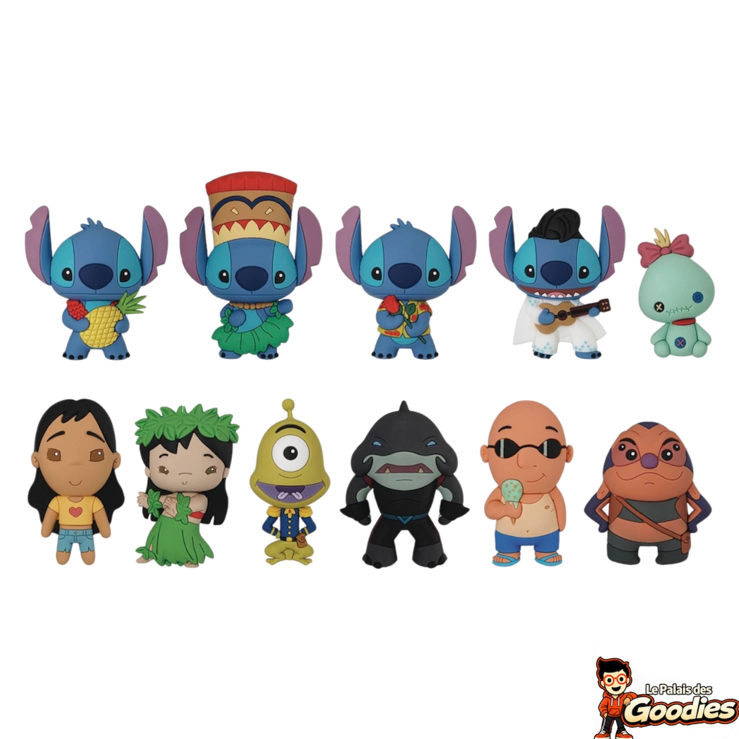 Disney - Lilo et Stitch : Porte-clé figurine surprise série 2