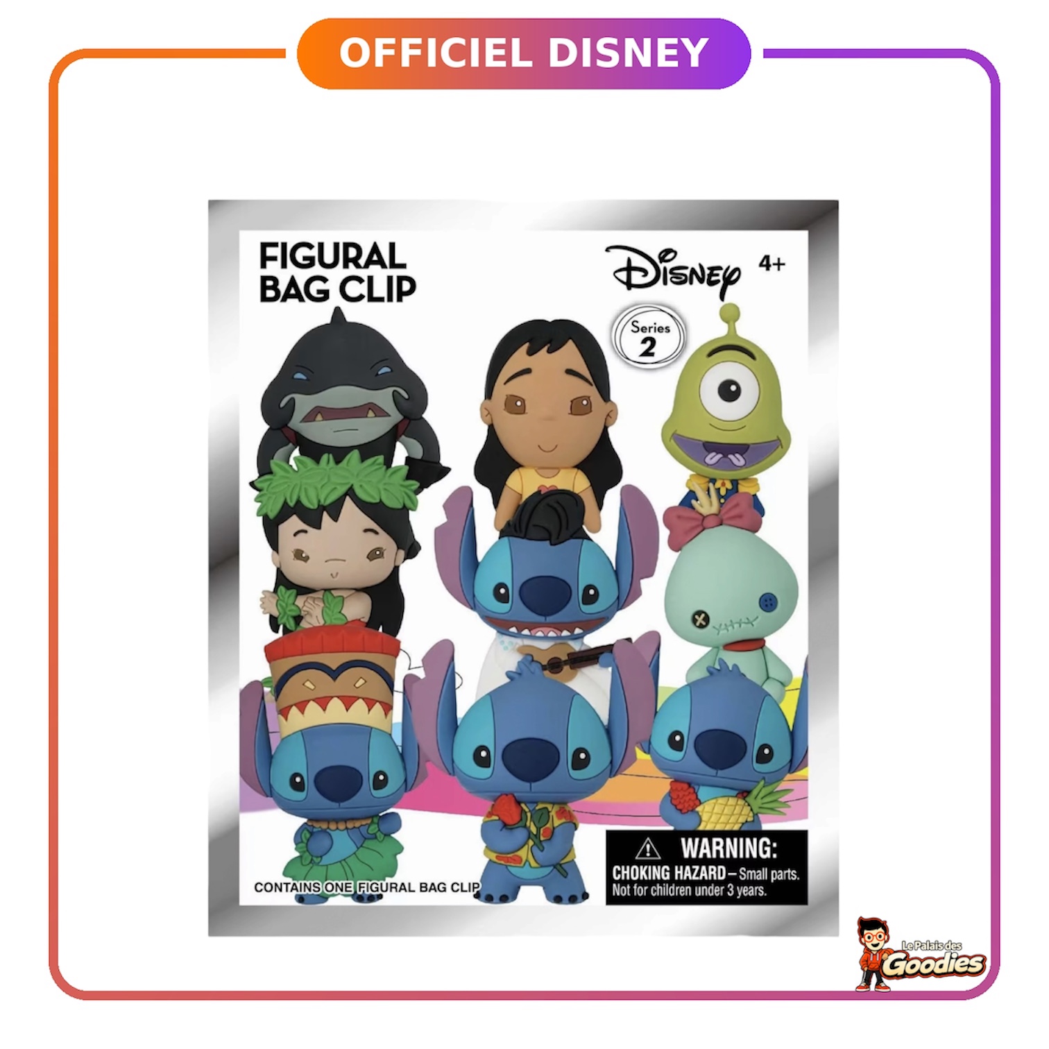 Disney - Lilo et Stitch : Porte-clé figurine surprise série 2