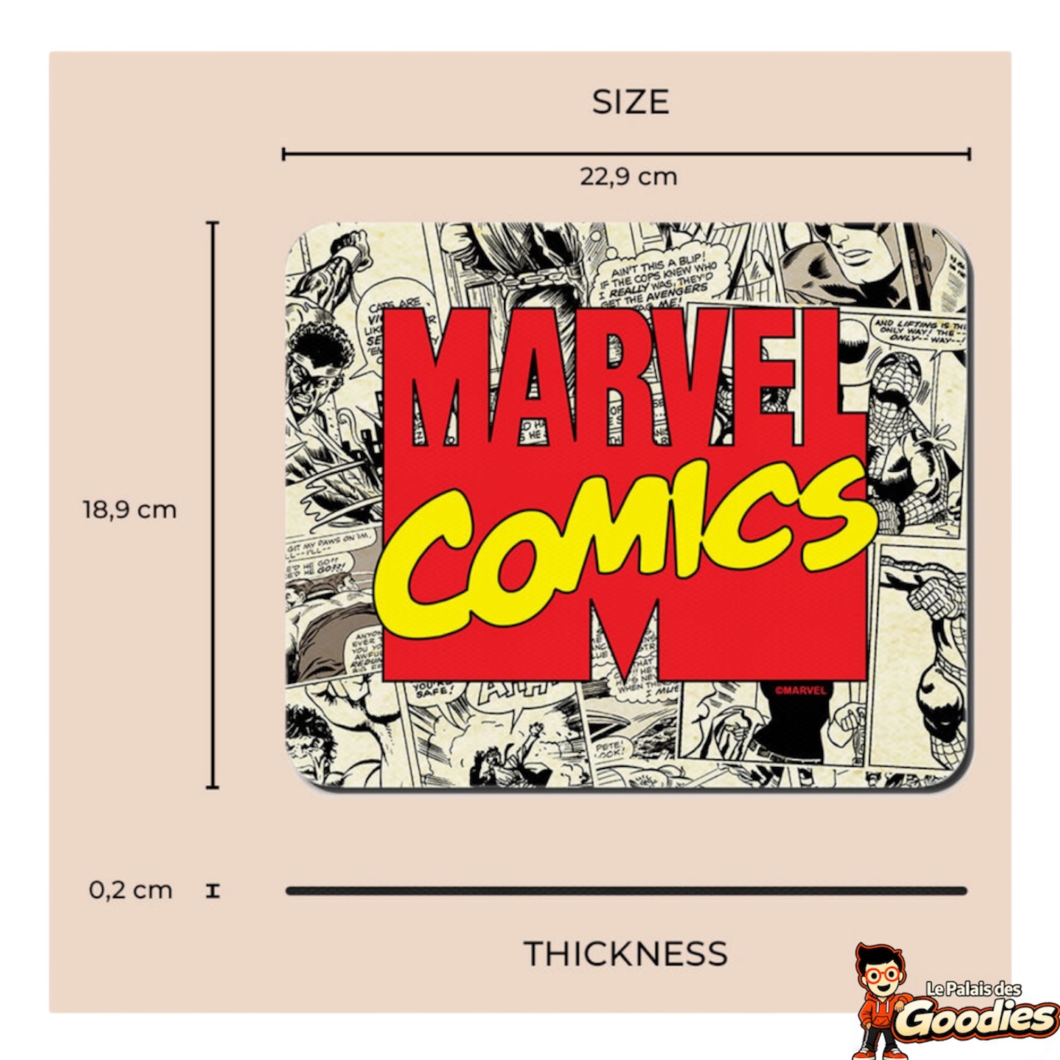 Marvel : Tapis de souris "Comics"