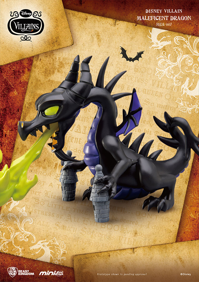 Disney - Mini Egg Attack Series : Figurine Dragon Maléfique (Disney Villains)