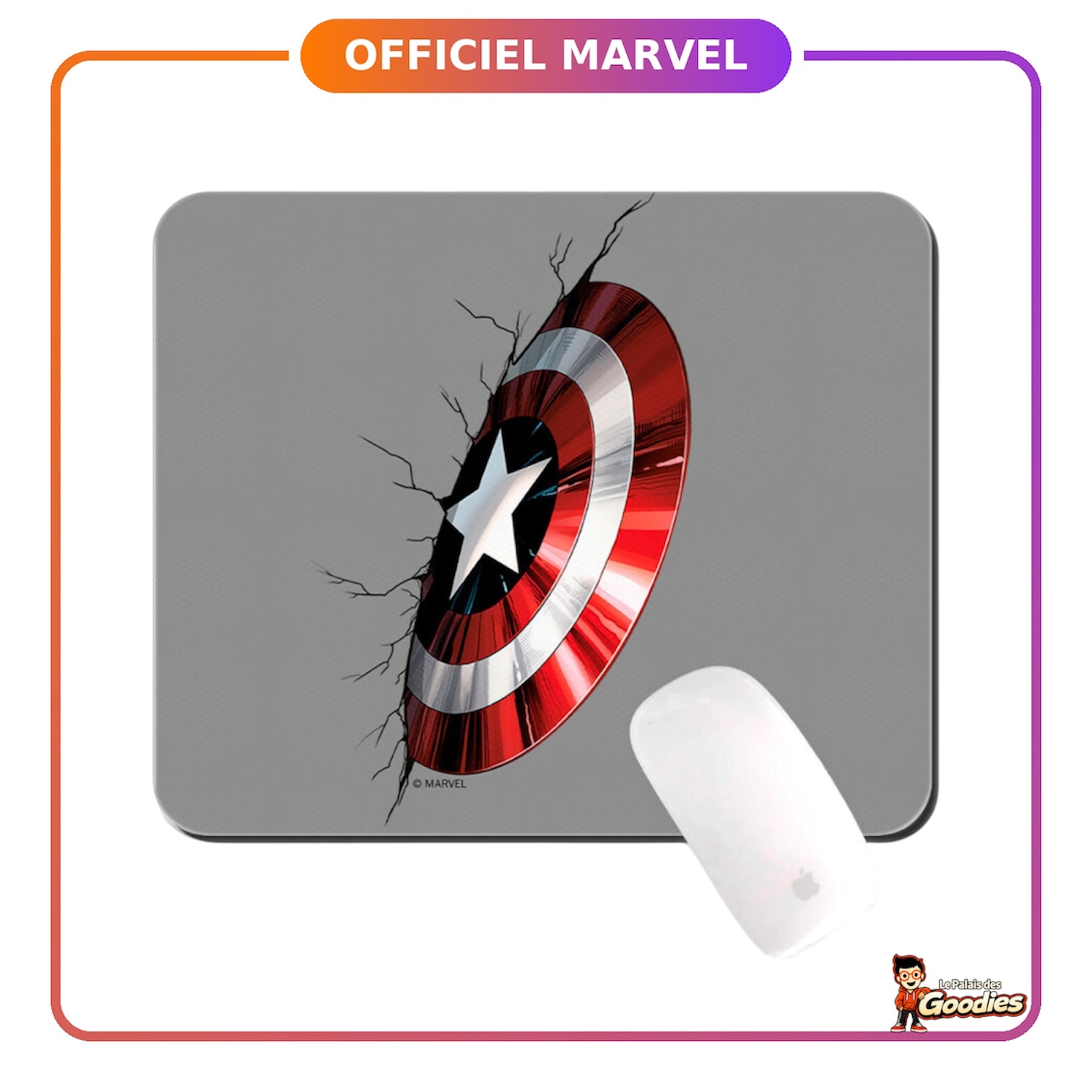 Marvel - Captain America : Tapis de souris "Bouclier"