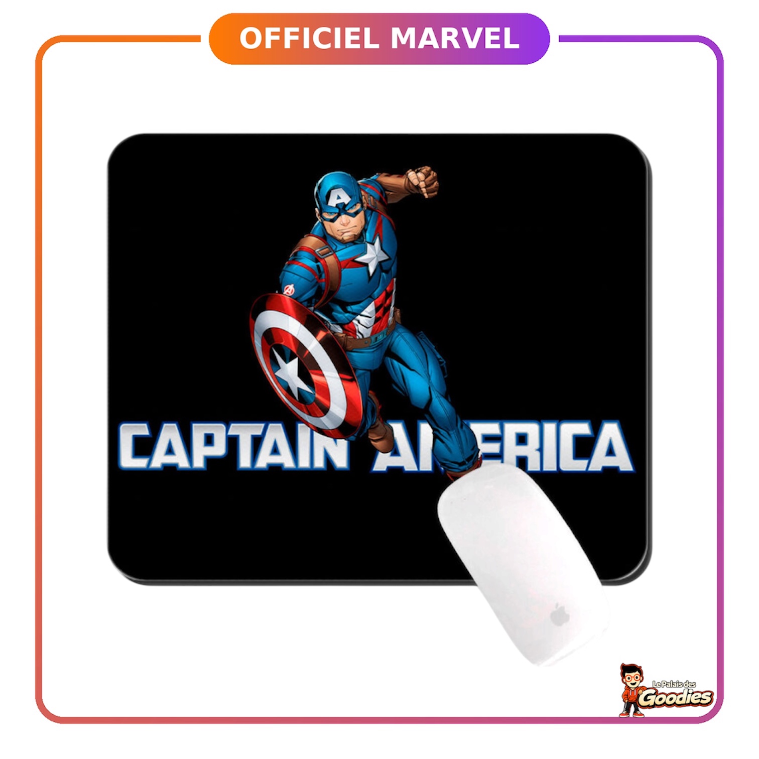 Marvel - Captain America : Tapis de souris personnage