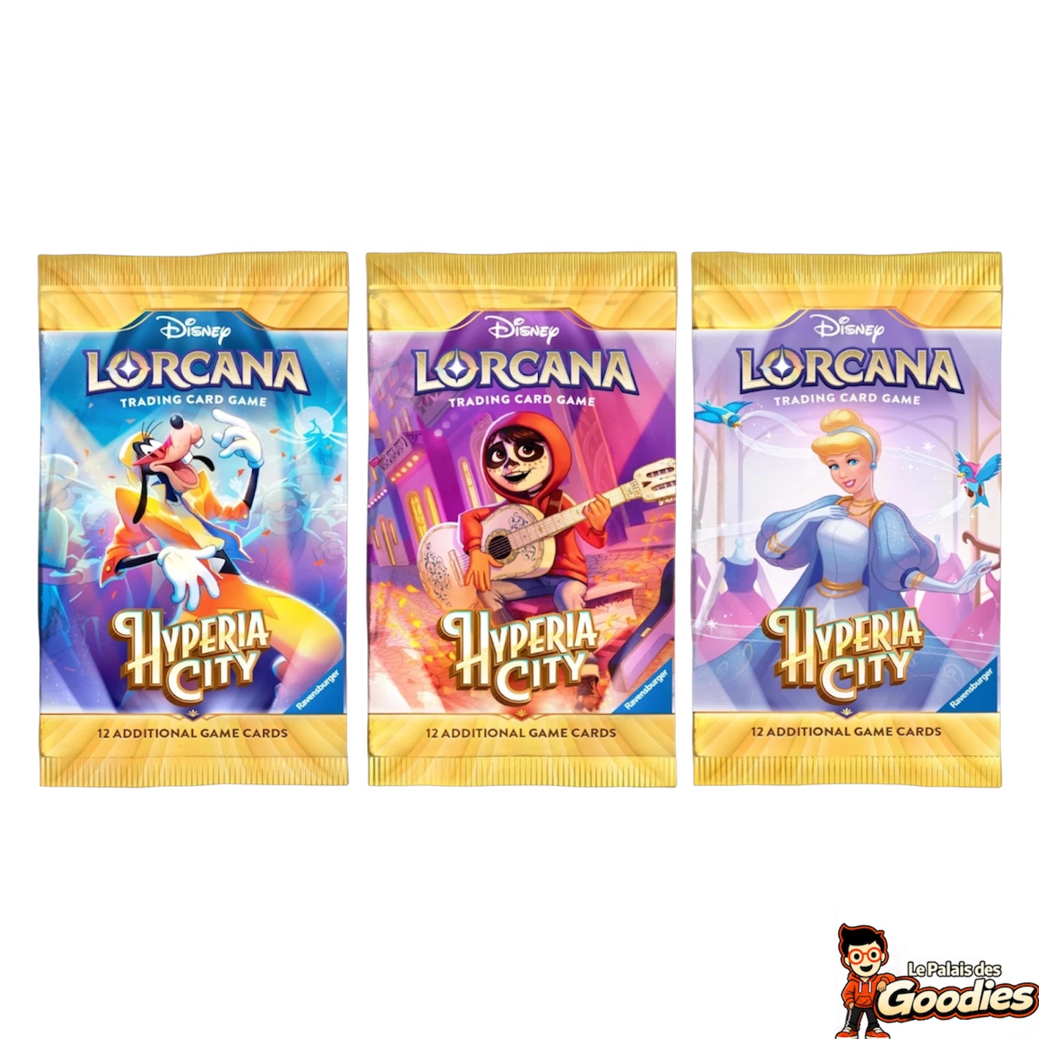 Disney Lorcana - Chapitre 14 "Hyperia City" : Booster de 12 cartes supplémentaires (Français)