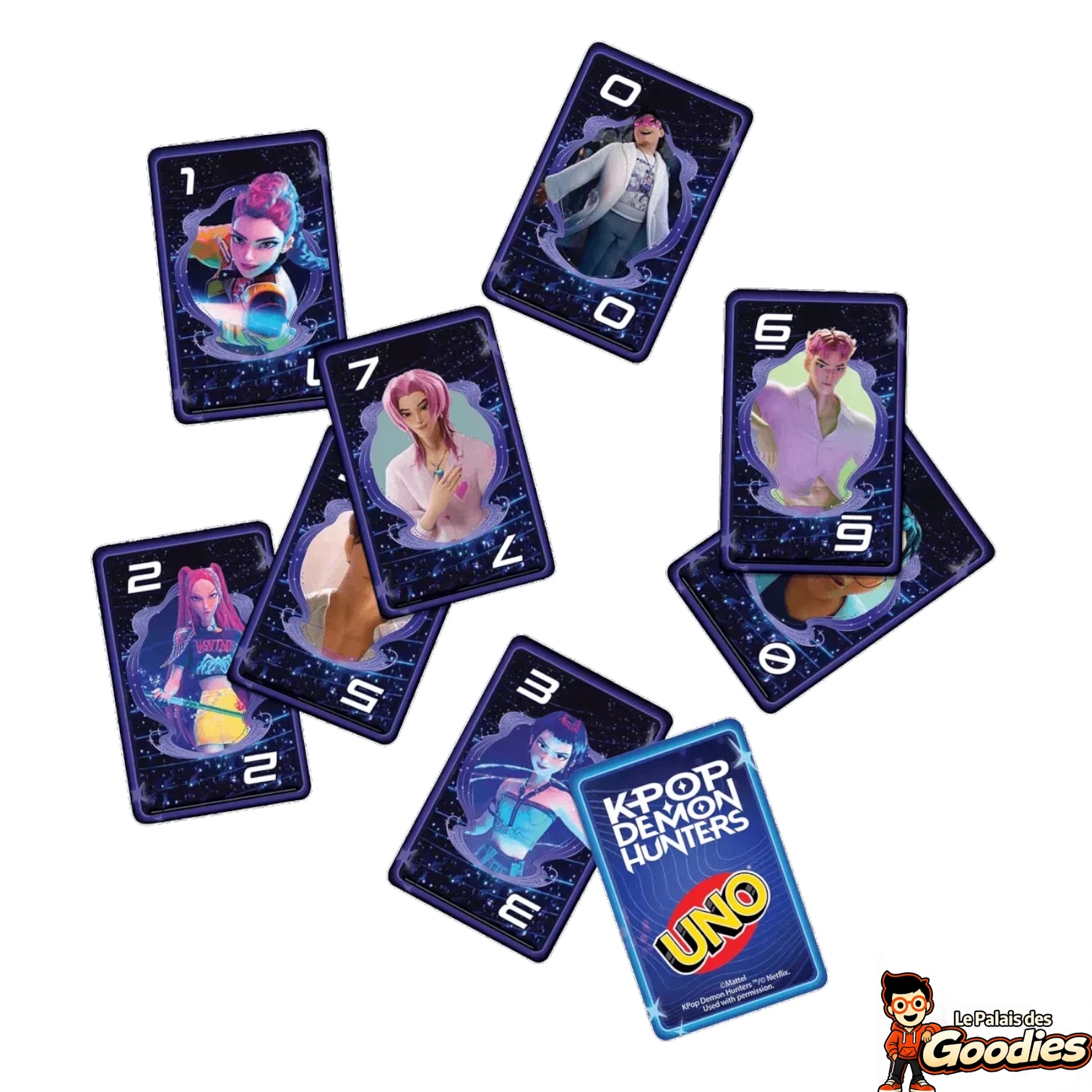 Netflix - KPop Demon Hunters : Jeu de cartes UNO