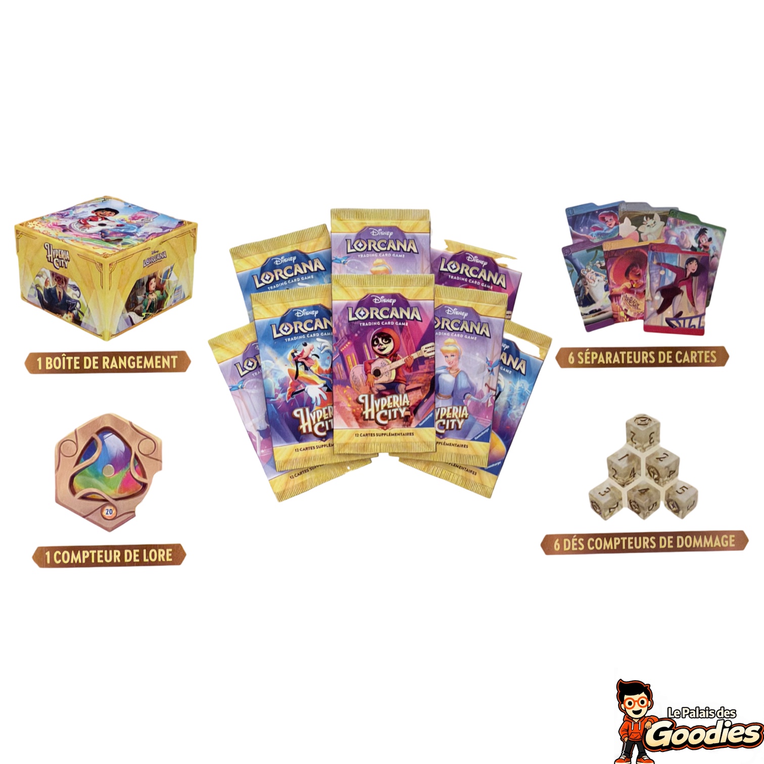 Disney Lorcana - Hyperia City : Coffret Trésor des Illumineurs
