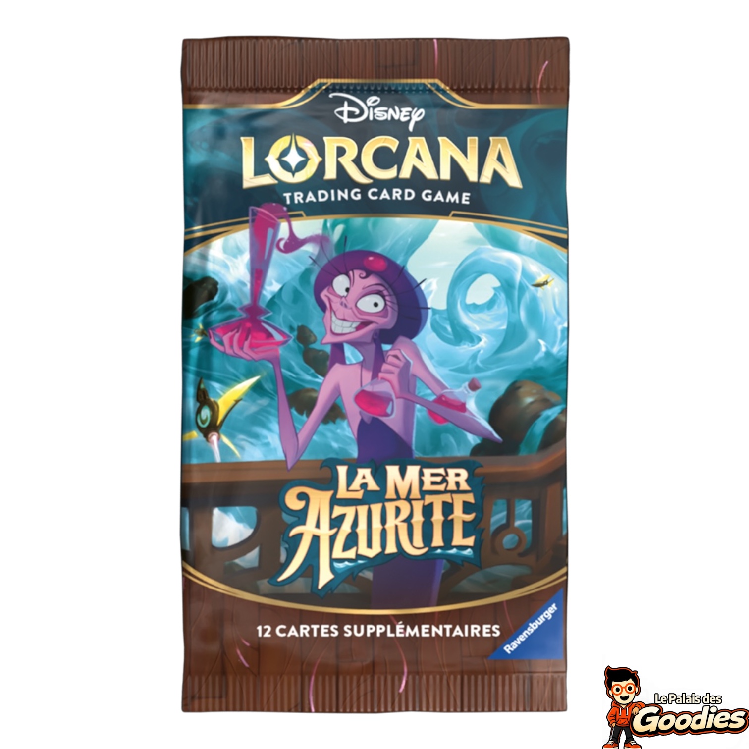 Disney Lorcana - Chapitre 6 "La Mer Azurite" : Booster de 12 cartes supplémentaires (Français)