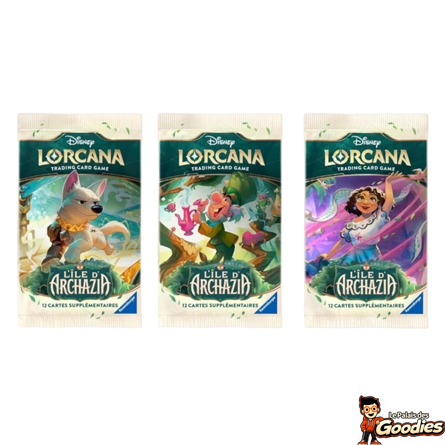 Disney Lorcana - Chapitre 7 "Lîle dArchazia" : Booster de 12 cartes supplémentaires (Français)