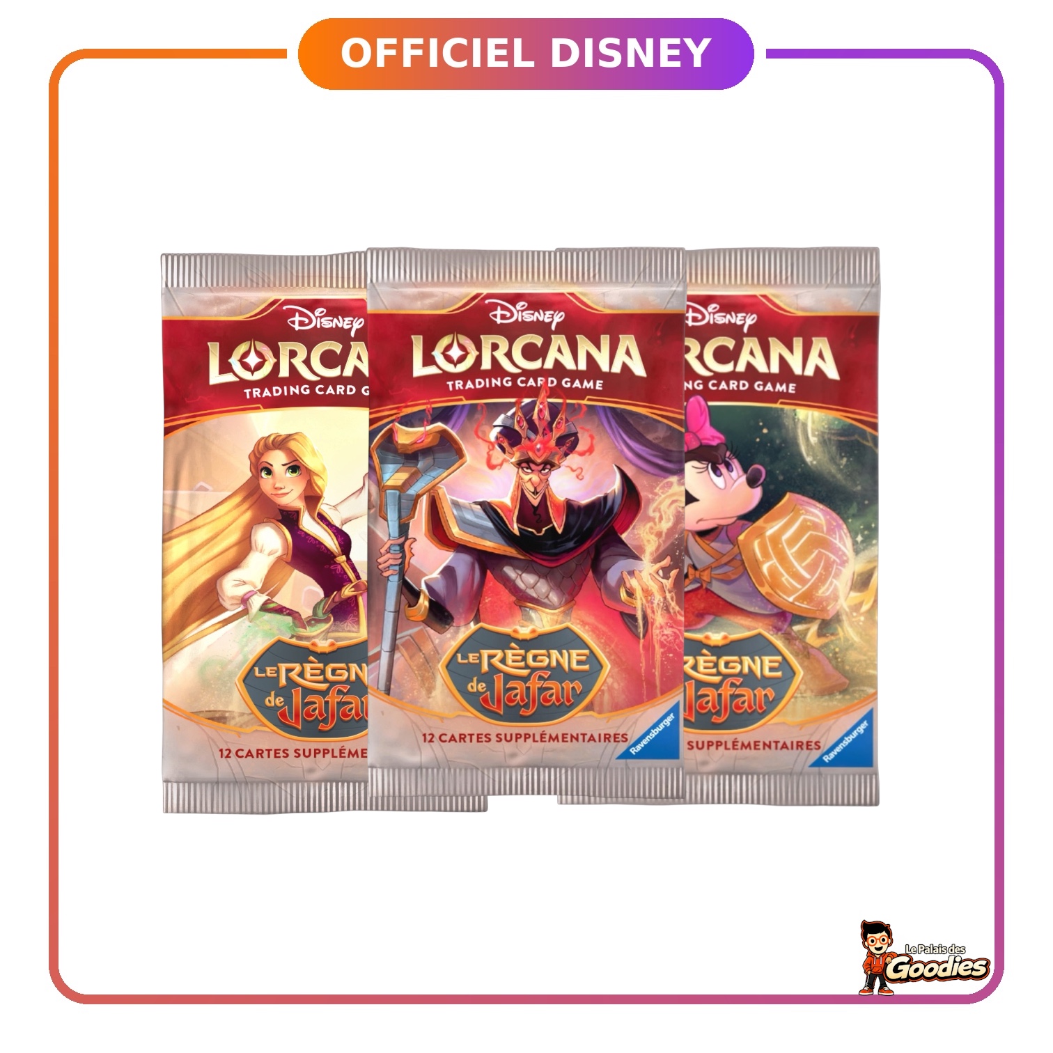 Disney Lorcana - Chapitre 8 "Le Règne de Jafar" : Booster de 12 cartes supplémentaires (Français)