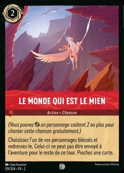 Le monde qui est le mien - Disney Lorcana Lascension des Floodborn 129/216