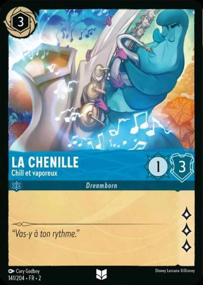 La Chenille - Chill et vaporeux - Disney Lorcana Lascension des Floodborn 141/216