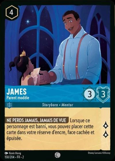 James - Parent modèle - Disney Lorcana Lascension des Floodborn 150/216
