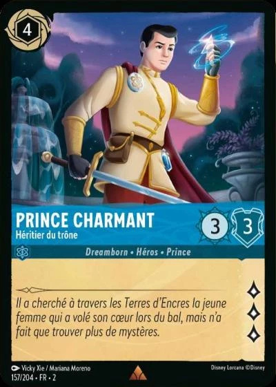 Prince charmant - Héritier du trône - Disney Lorcana Lascension des Floodborn 157/216
