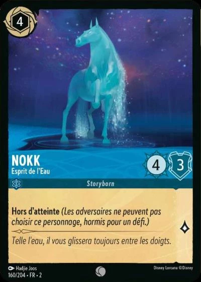 Nokk - Esprit de lEau - Disney Lorcana Lascension des Floodborn 160/216