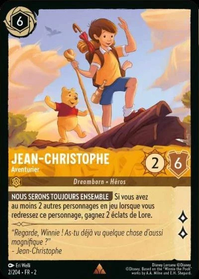 Jean-Christophe, aventurier - Disney Lorcana Lascension des Floodborn 2/216