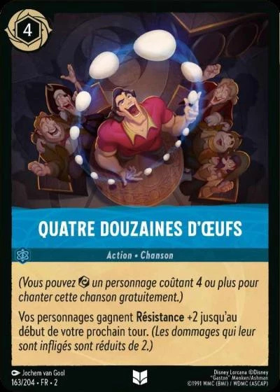 Quatre douzaines dœufs - Disney Lorcana Lascension des Floodborn 163/216