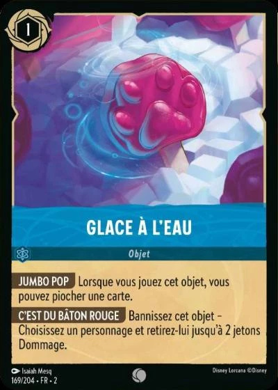 Glace à leau - Disney Lorcana Lascension des Floodborn 169/216