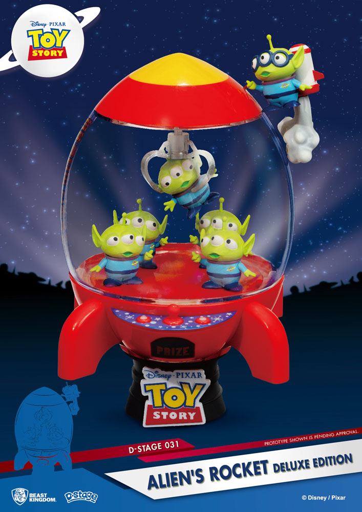 TOY STORY - ALIEN ROCKET DELUXE EDITION - D-STAGE 15CM