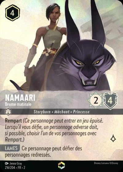 Namaari - Brume matinale (Enchantée) - Disney Lorcana Lascension des Floodborn 216/216
