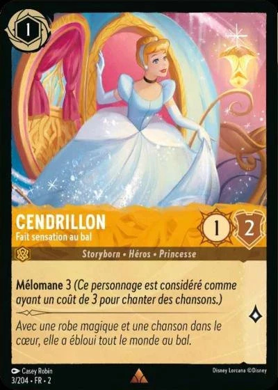 Cendrillon, fait sensation au bal - Disney Lorcana Lascension des Floodborn 3/216