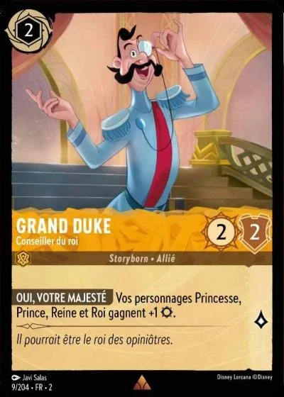 Grand Duke, conseiller du roi - Disney Lorcana Lascension des Floodborn 9/216